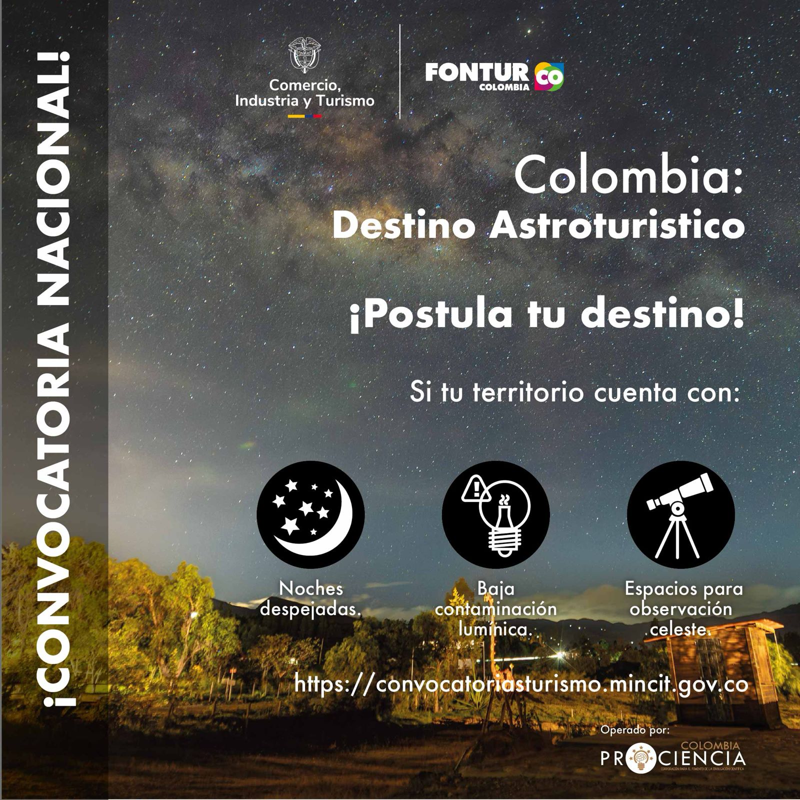 COLOMBIA: DESTINO ASTROTURISTICO