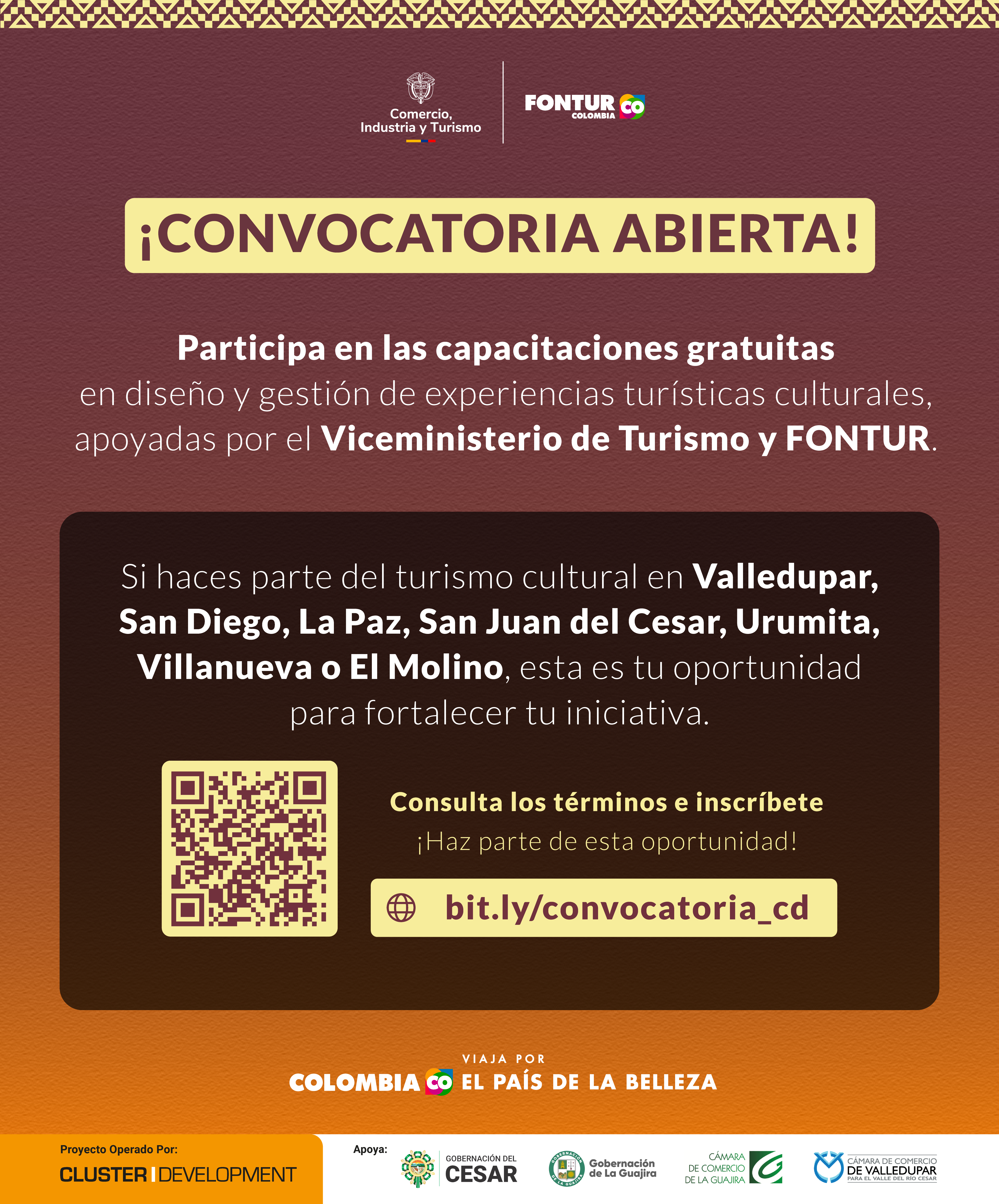 ENCUENTROS TERRITORIALES DE FORTALECIMIENTO Y CO- CREACIÓN DE EXPERIENCIAS TURÍSTICAS EN LOS DEPARTAMENTOS DEL CHOCÓ, VALLE DEL CAUDA Y NARIÑO